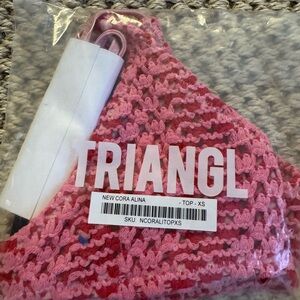 NWT Triangl Cora Alina - Bikini Top Only, XS